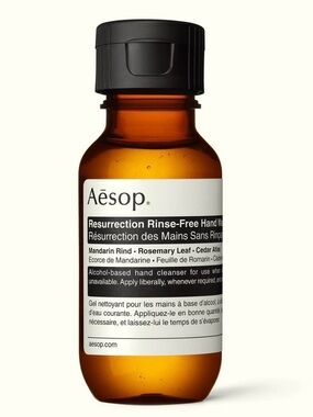 New! Aesop Resurrection Rinse-Free Hand Wash / Sanitizer - 50ml/1.6iz